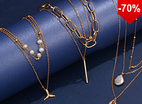 Stainless Steel Necklaces Up To 70% OFF